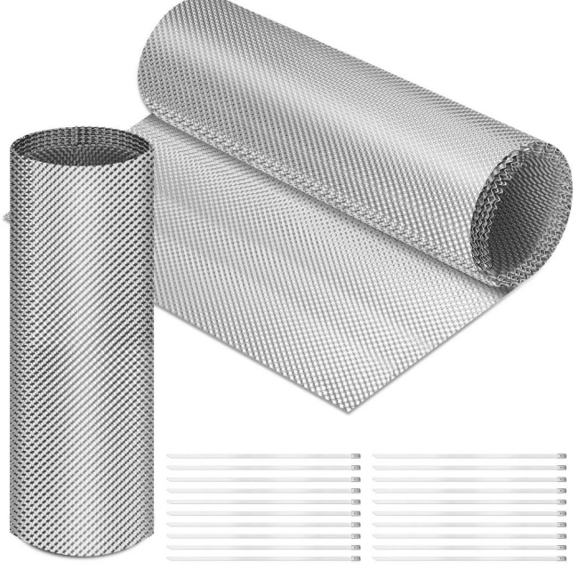 Embossed stainless steel heat shield material used for exhaust heat shielding – BSTFLEX