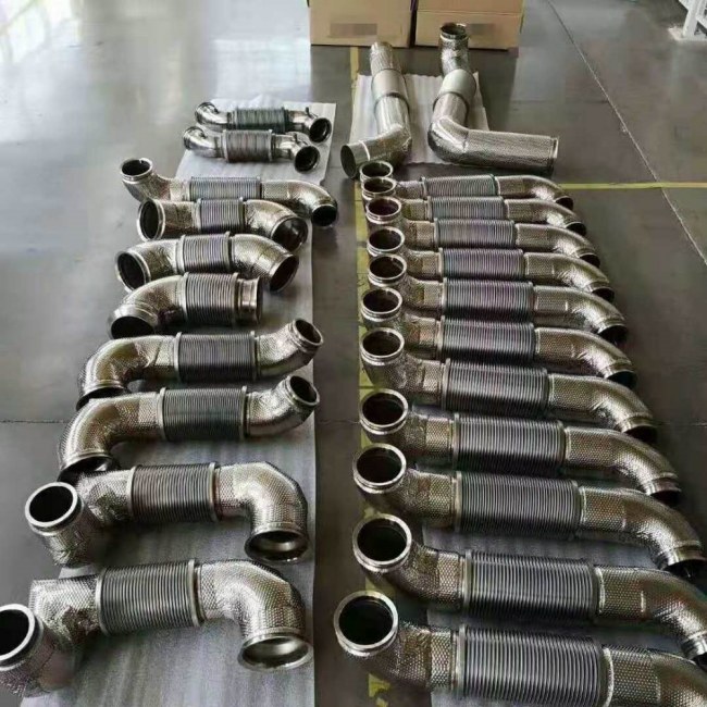 ayered exhaust heat shield with stainless steel outer layer and insulation core – BSTFLEX