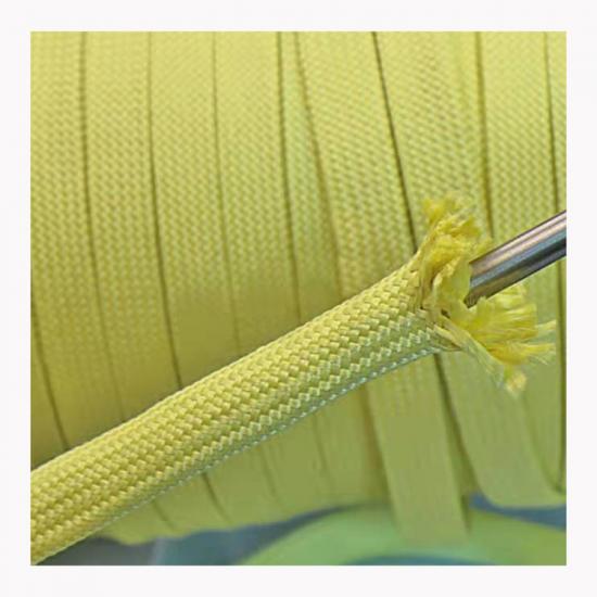 Silicone coated kevlar braided sleeving