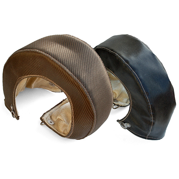 Титановый термозащитный чехол для турбокомпрессора, предназначенный для отвода тепла и защиты турбокомпрессора.